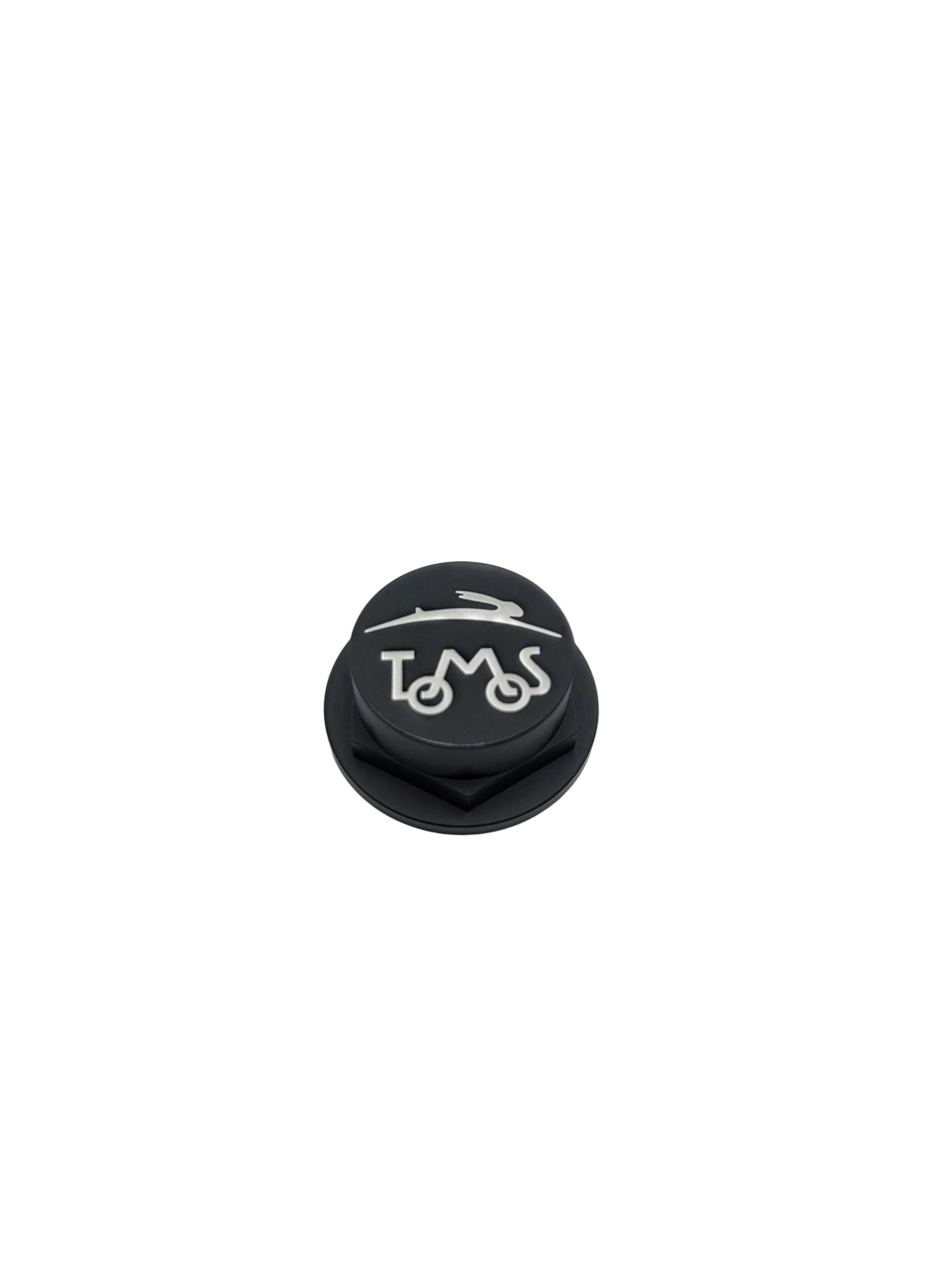 Balhoofdmoer 26mm Tomos A3 / A35 CLAW aluminium zwart met logo