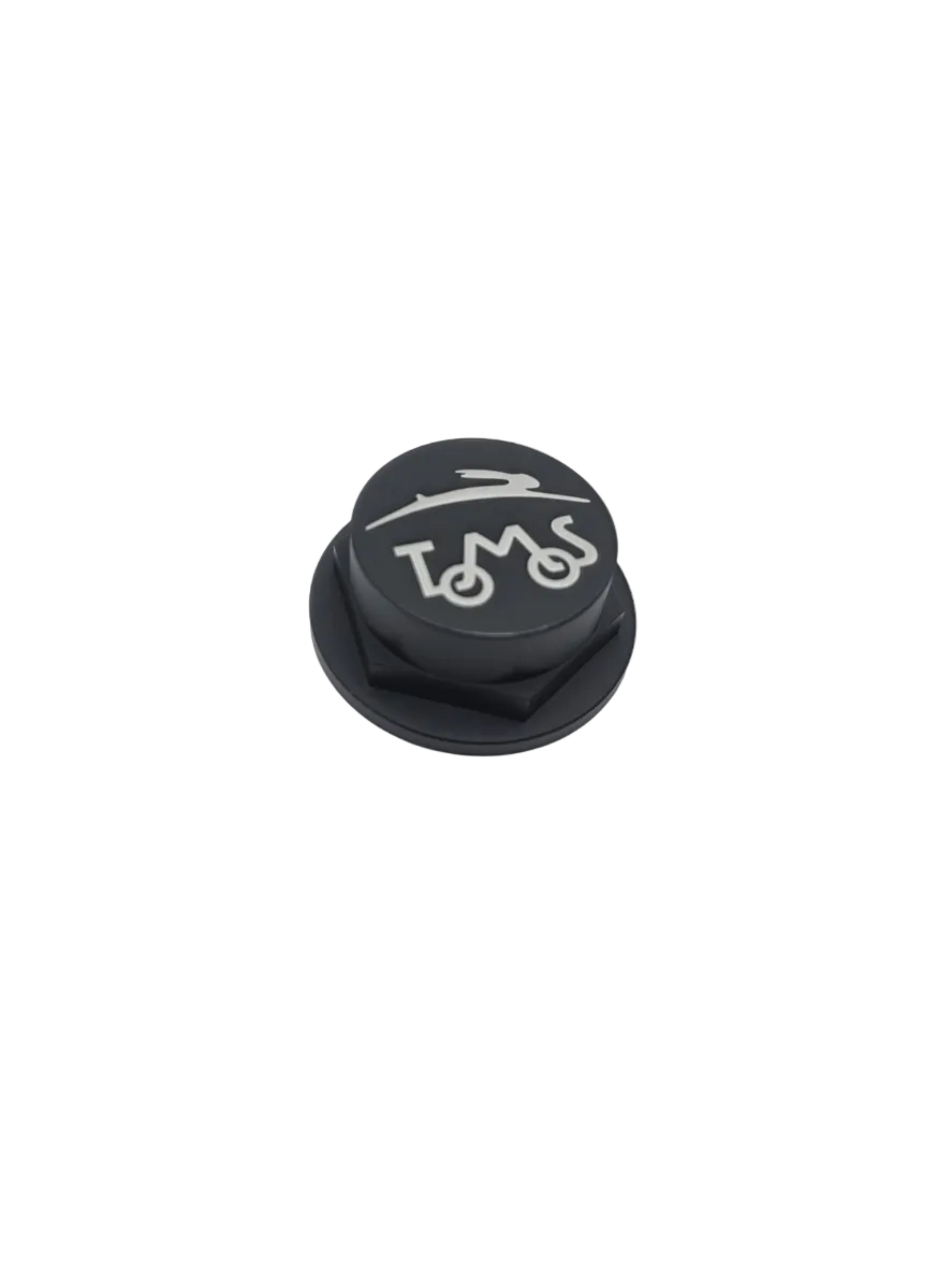 Balhoofdmoer 26mm Tomos A3 / A35 CLAW aluminium zwart met logo