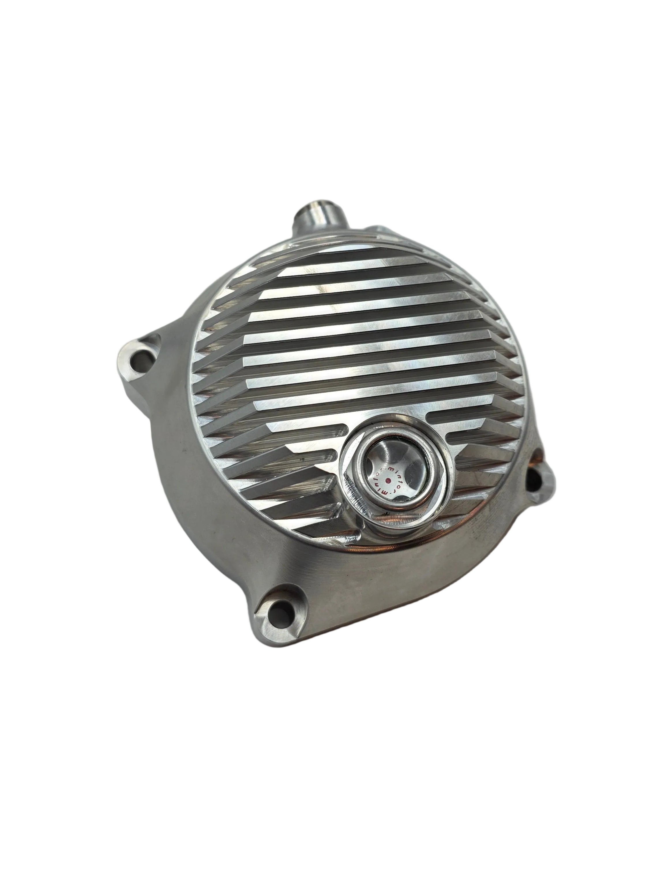 Koppelingsdeksel Puch Maxi S / N E50 aluminium CNC met koelribben voor trekstart CLAW