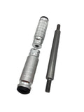 Voetsteun Puch Maxi S / 2-speed CLAW aluminium zilver