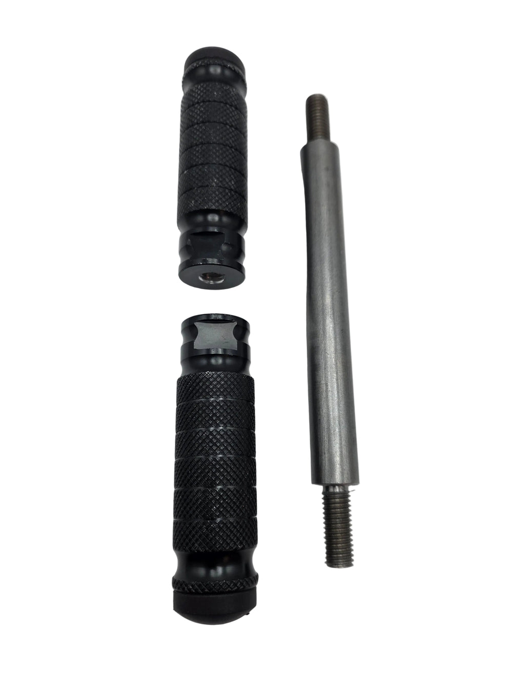 Voetsteun Puch Maxi S / 2-speed CLAW aluminium zwart
