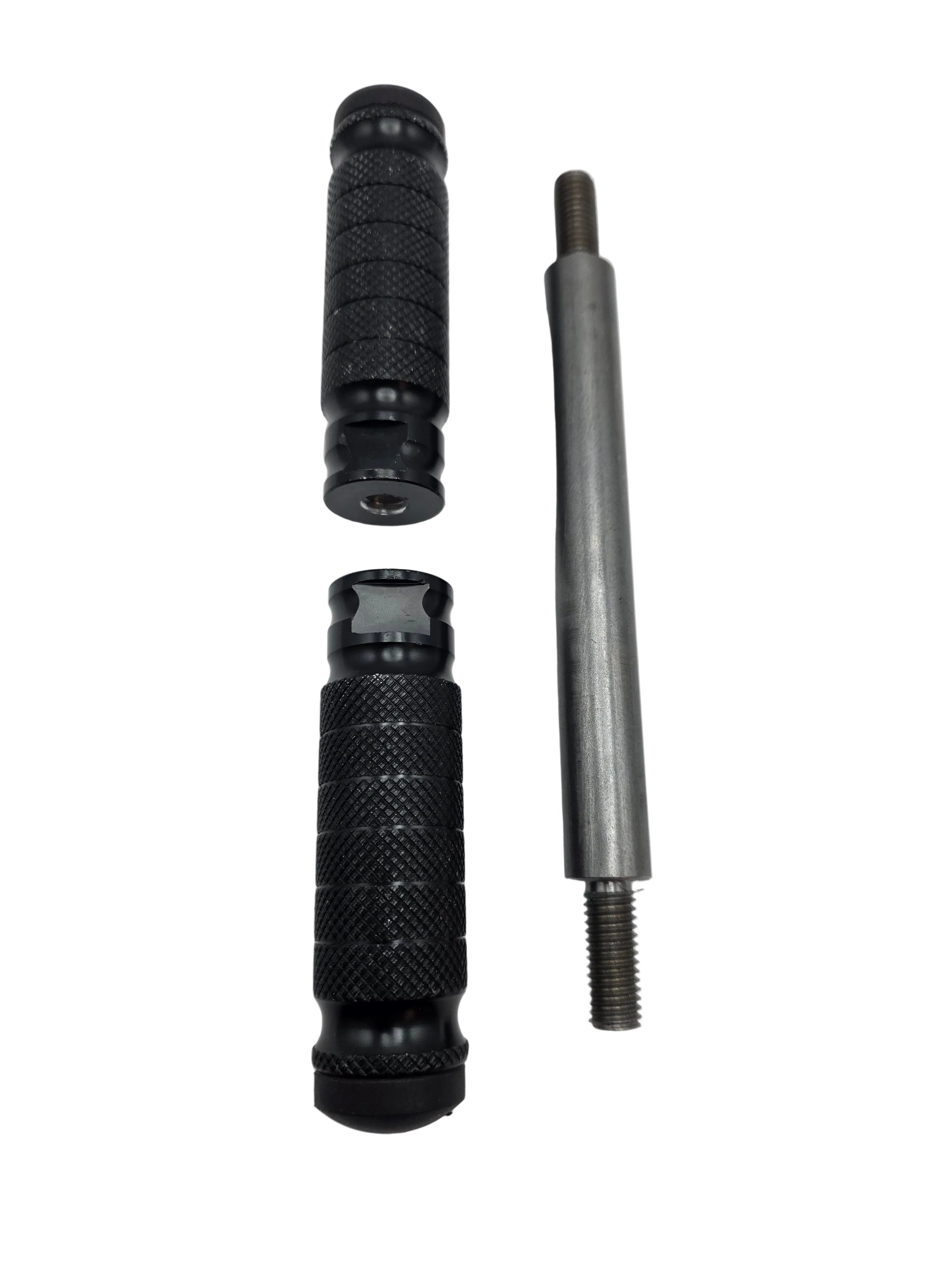 Voetsteun Puch Maxi S / 2-speed CLAW aluminium zwart