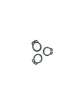 Koppeling Puch Maxi S / N E50 borg seegerring set CLAW