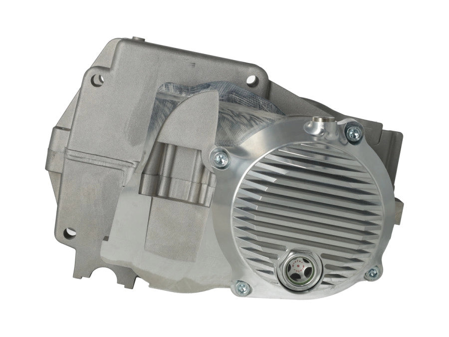 Koppelingsdeksel Puch Maxi S / N E50 aluminium CNC met koelribben voor trekstart CLAW