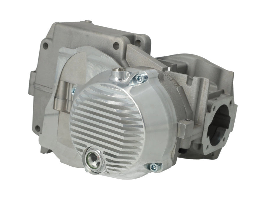 Koppelingsdeksel Puch Maxi S / N E50 aluminium CNC met koelribben voor trekstart CLAW