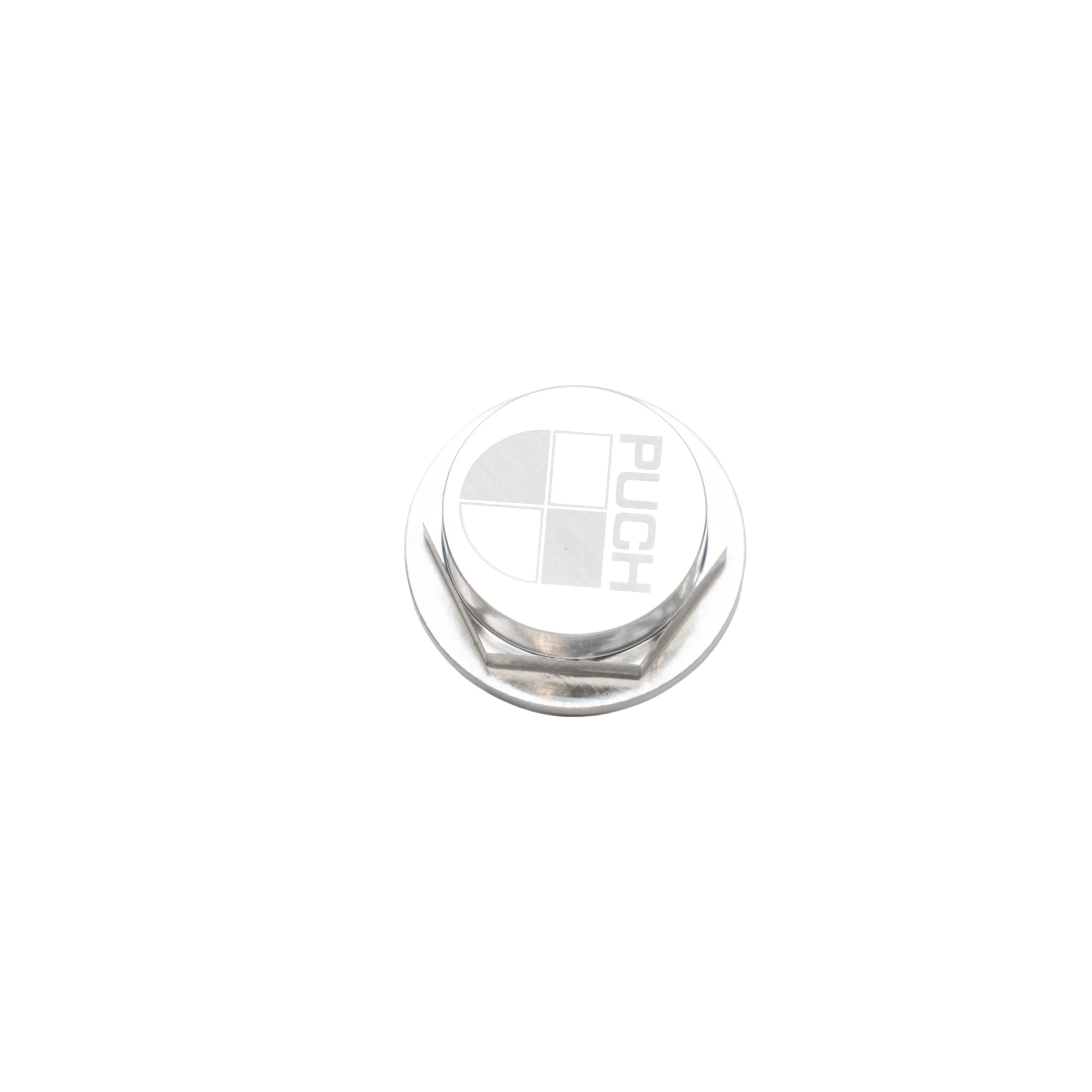 Balhoofdmoer 26mm Puch CLAW aluminium zilver met logo