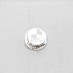 Balhoofdmoer 26mm Puch CLAW aluminium zilver met logo